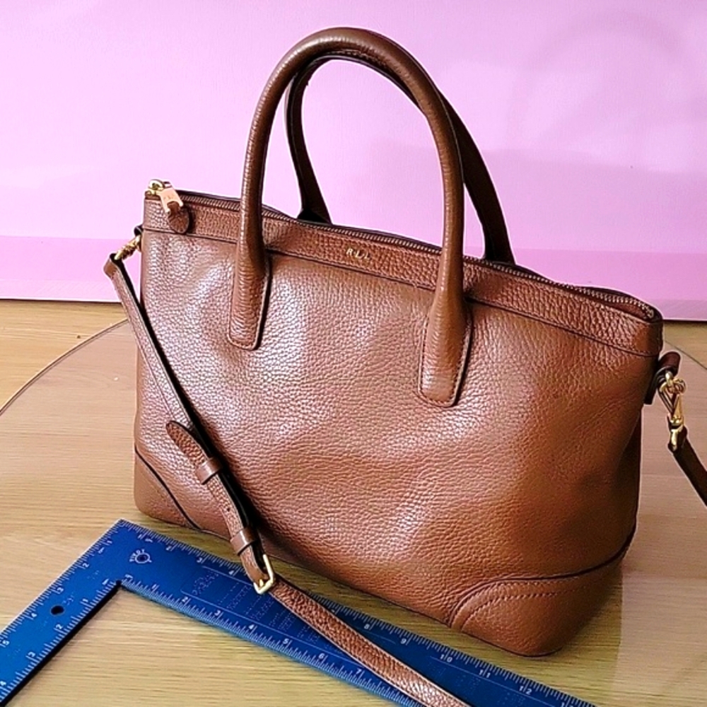 Lauren Ralph Lauren Brown Satchel